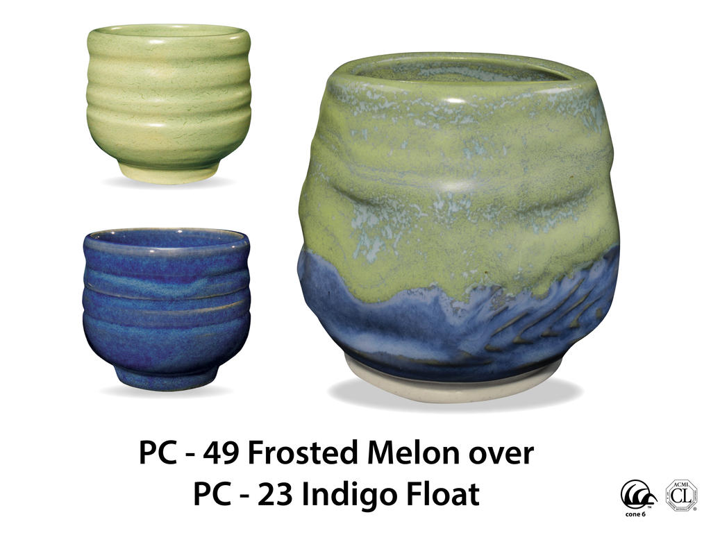 PC-49 Frosted Melon высокотемпературная глазурь Amaco