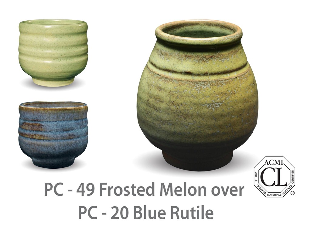 PC-49 Frosted Melon высокотемпературная глазурь Amaco