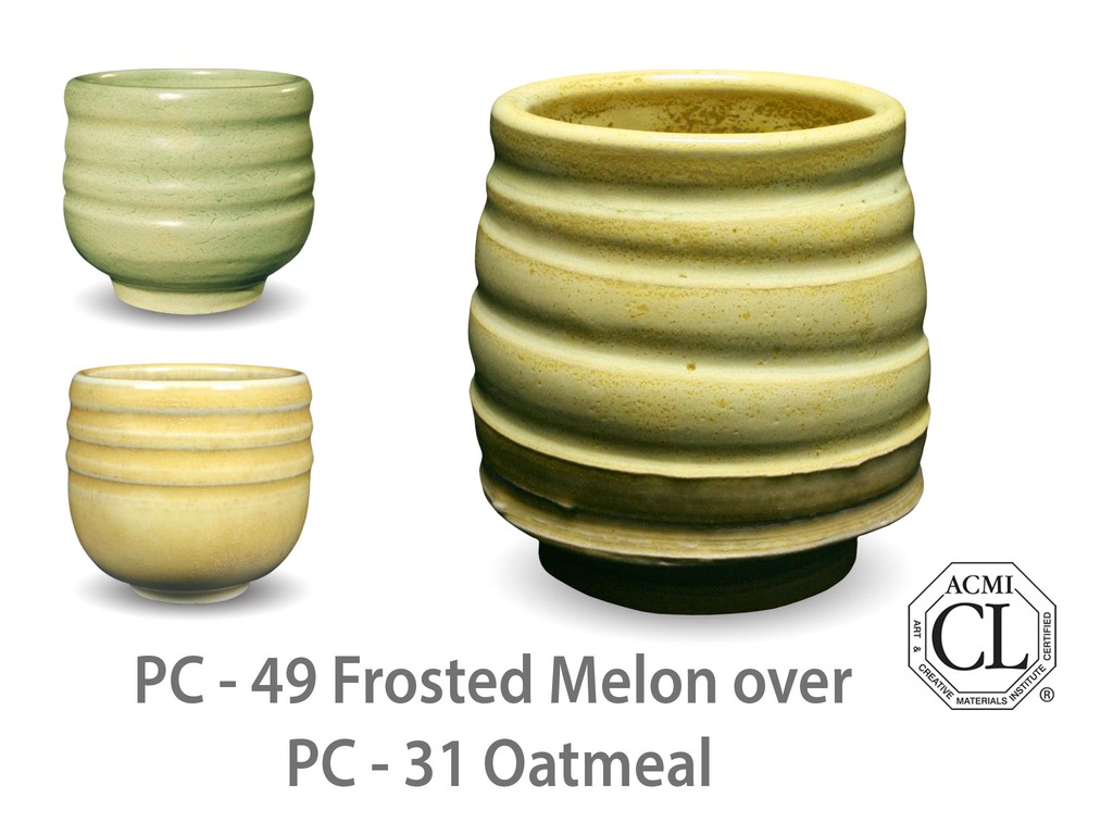 PC-49 Frosted Melon высокотемпературная глазурь Amaco