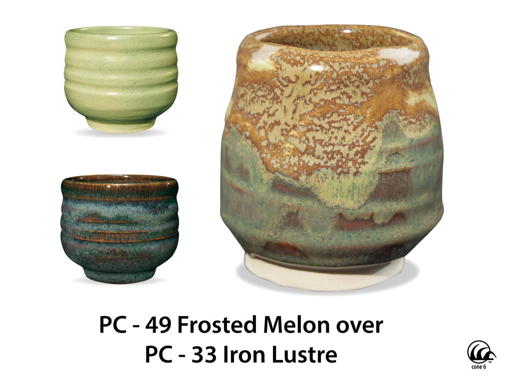 PC-49 Frosted Melon высокотемпературная глазурь Amaco
