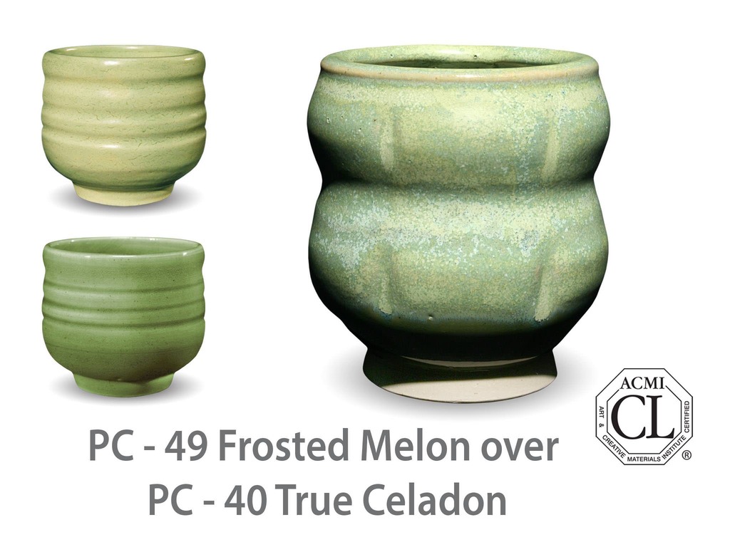 PC-49 Frosted Melon высокотемпературная глазурь Amaco