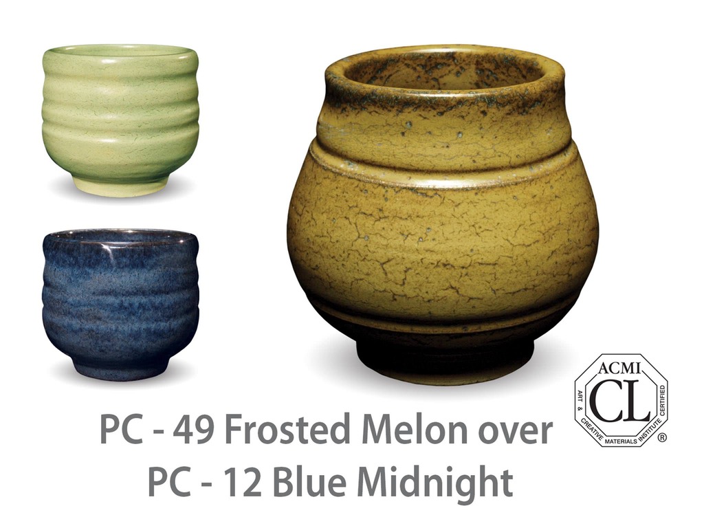 PC-49 Frosted Melon высокотемпературная глазурь Amaco