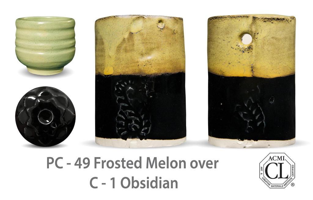 PC-49 Frosted Melon высокотемпературная глазурь Amaco