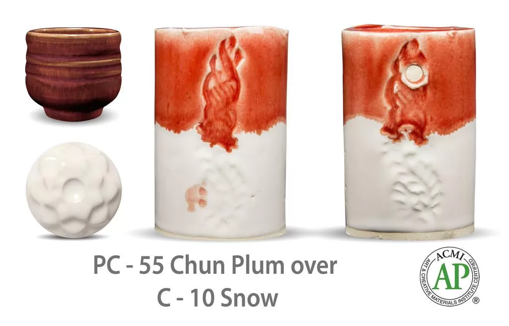 PC-55 Chun Plum высокотемпературная глазурь Amaco