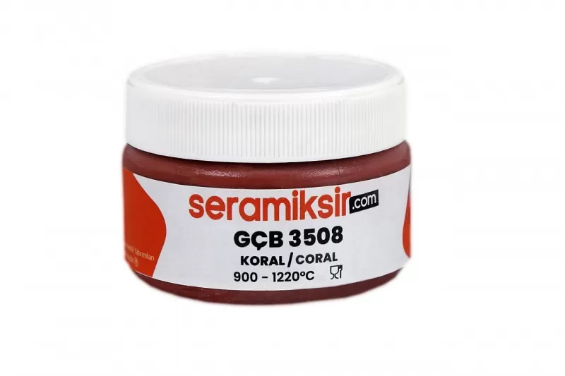GCB 3508 Коралловая подглазурная краска Seramiksir