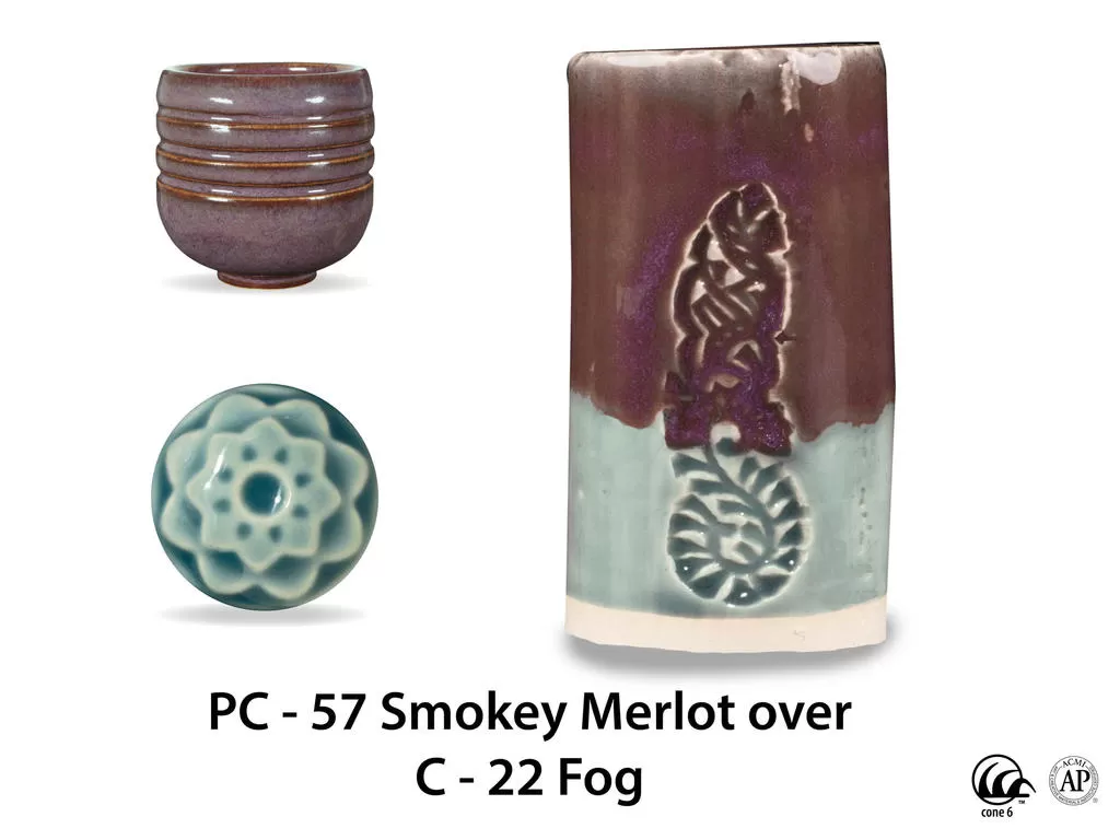 PC-57 Smokey Merlot высокотемпературная глазурь Amaco