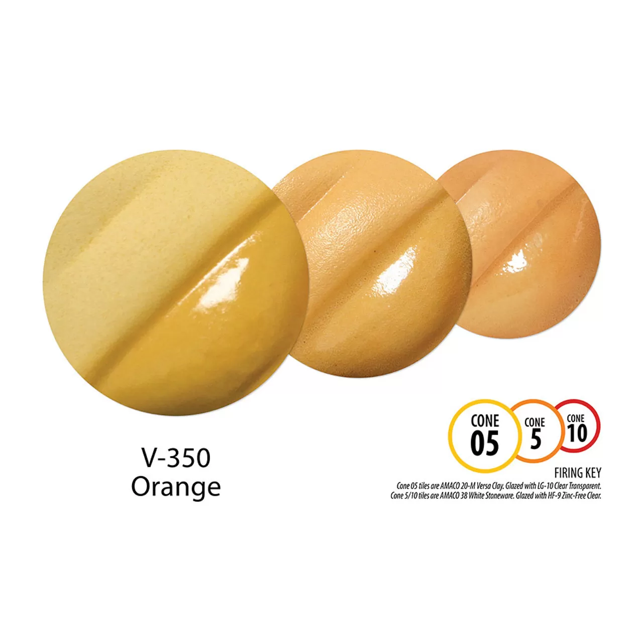 V-350 Orange подглазурная краска Amaco