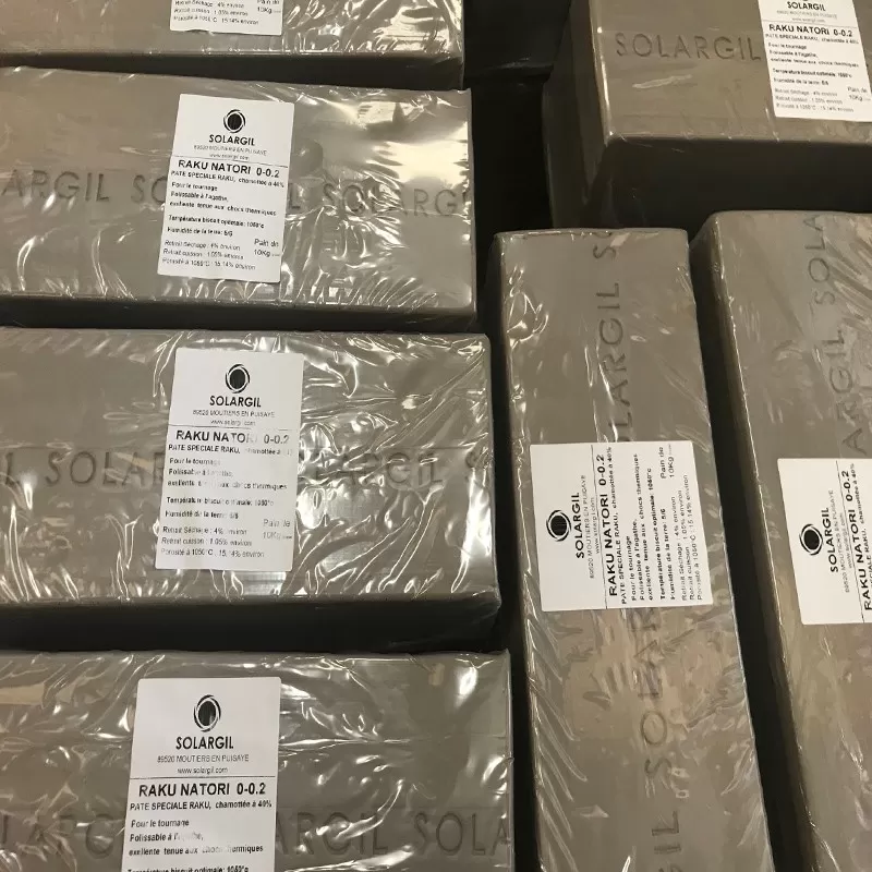 RAKU-NATORI Керамическая масса с шамотом 30% (0-0,2 мм) SOLARGIL