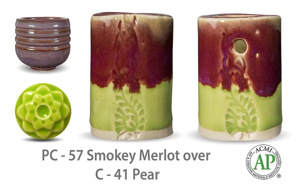 PC-57 Smokey Merlot высокотемпературная глазурь Amaco