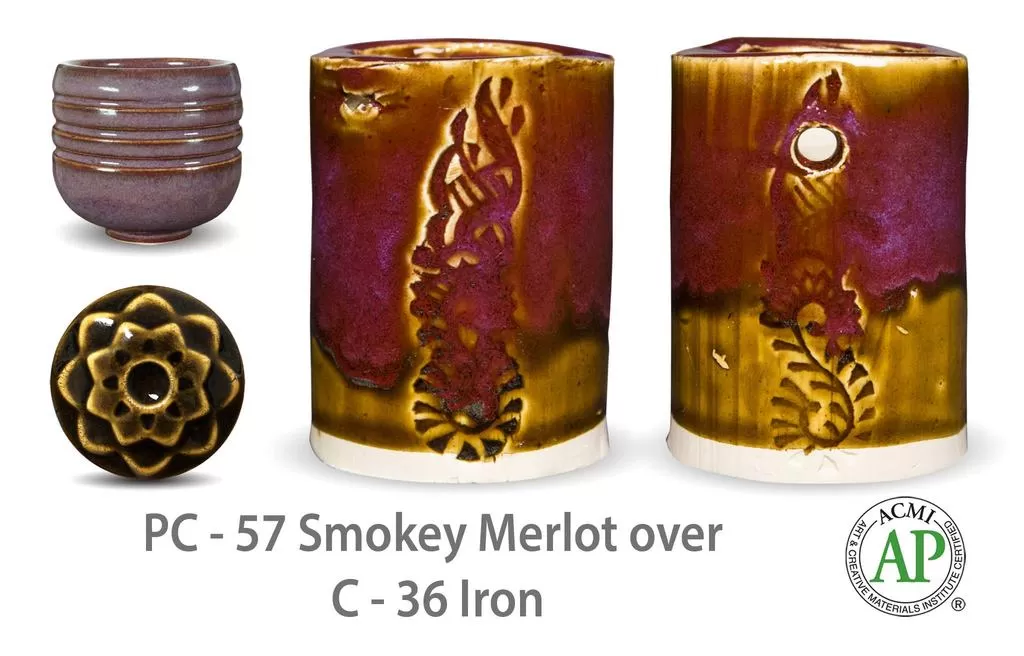 PC-57 Smokey Merlot высокотемпературная глазурь Amaco