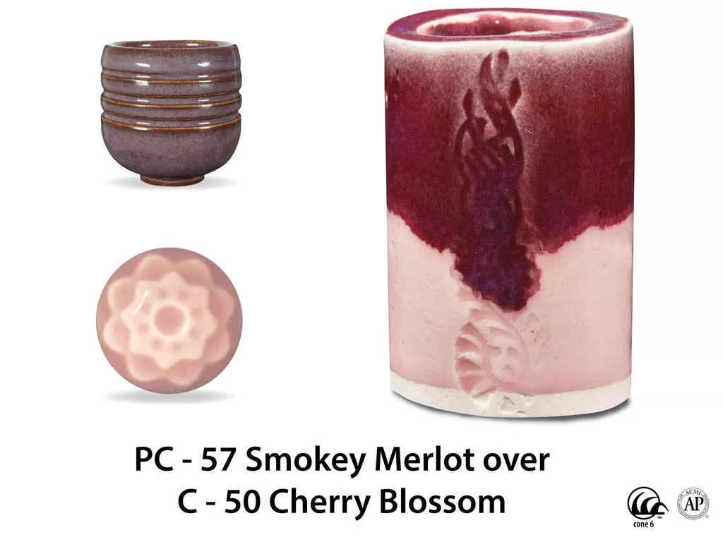 PC-57 Smokey Merlot высокотемпературная глазурь Amaco
