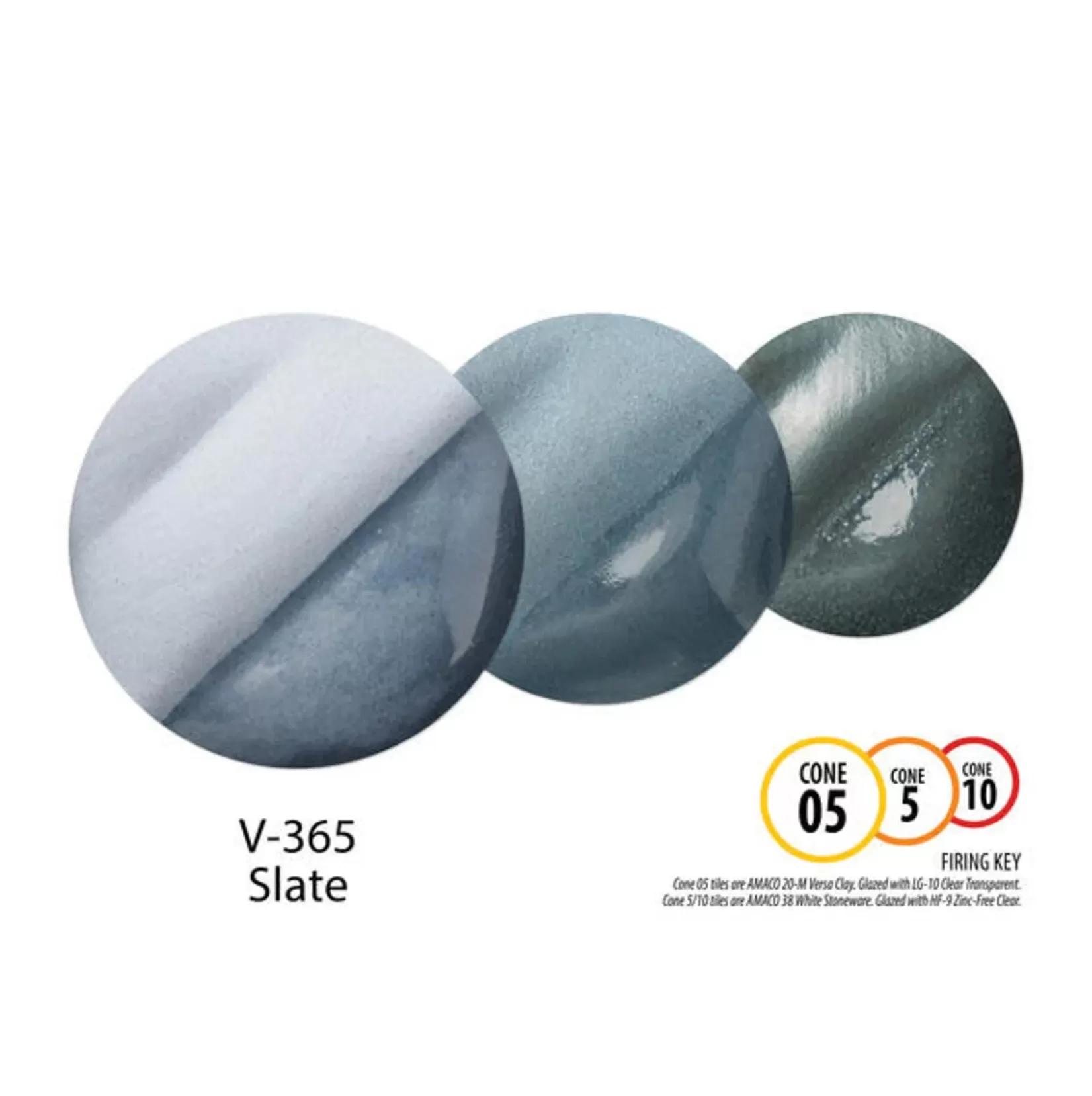 V-365 Slate подглазурная краска Amaco