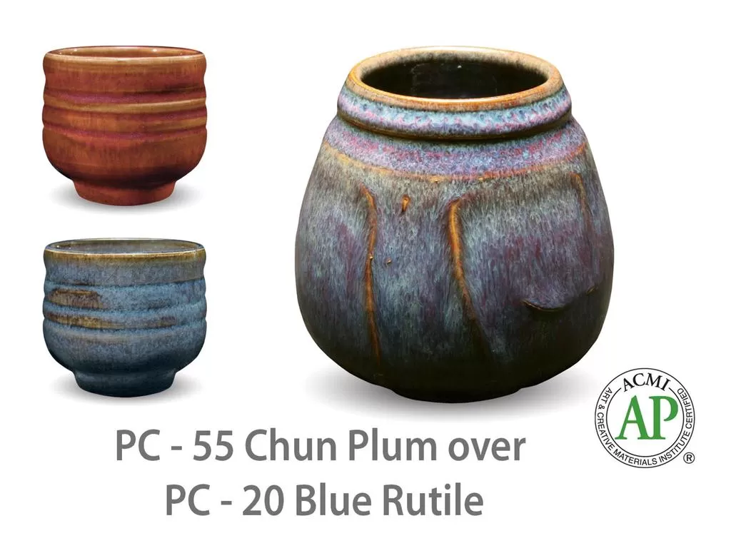PC-55 Chun Plum высокотемпературная глазурь Amaco