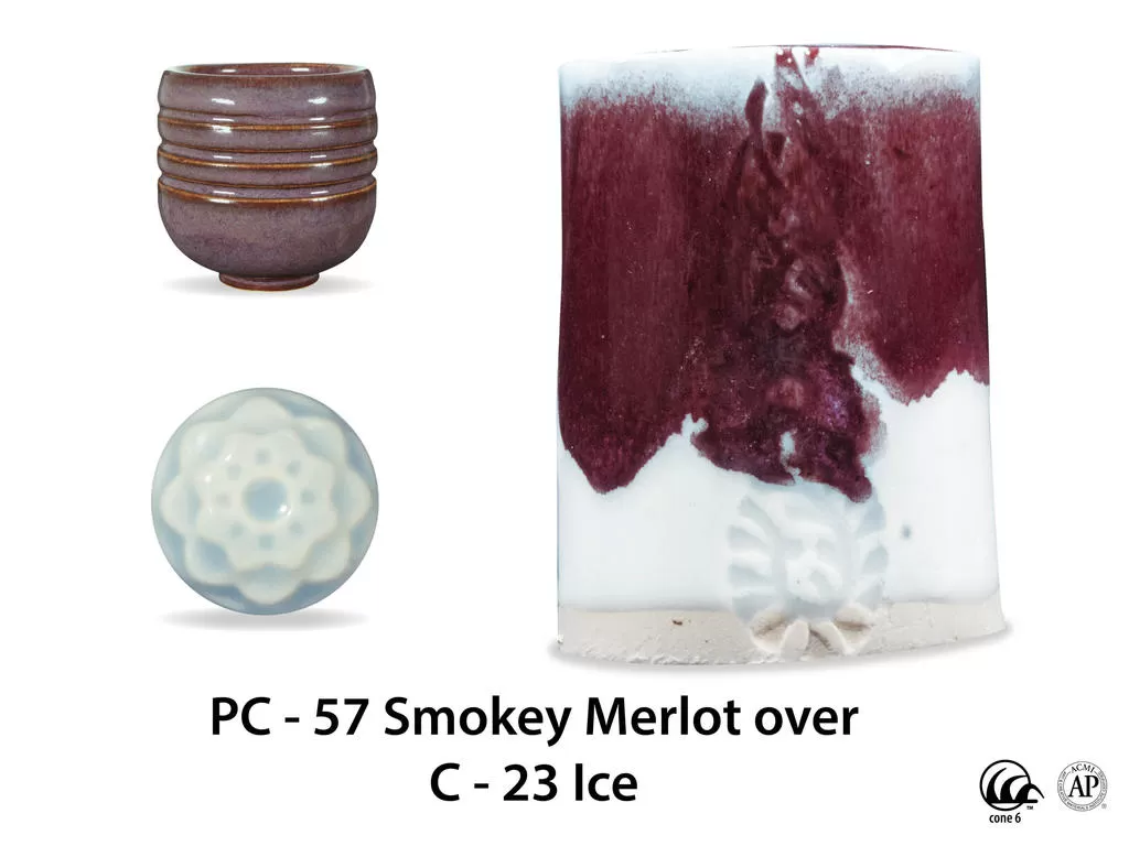 PC-57 Smokey Merlot высокотемпературная глазурь Amaco