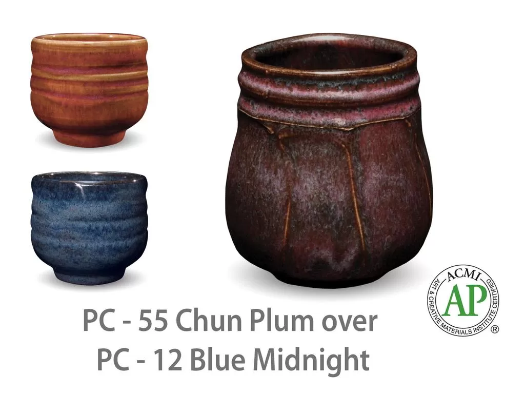 PC-55 Chun Plum высокотемпературная глазурь Amaco