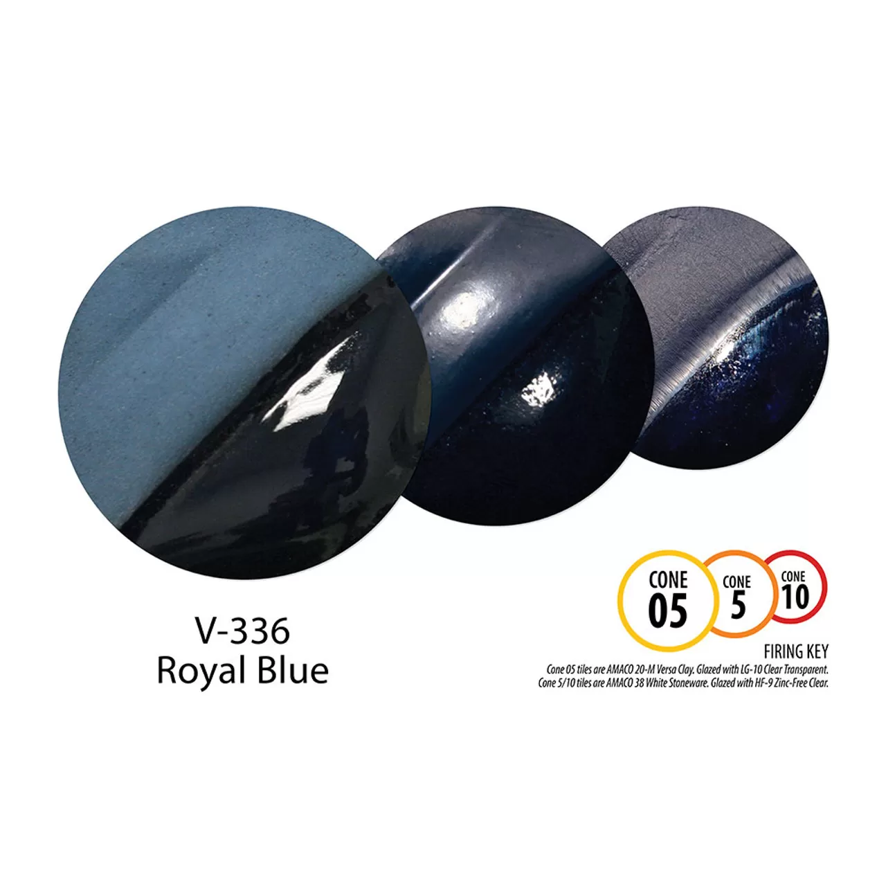 V-336 Royal Blue подглазурная краска Amaco
