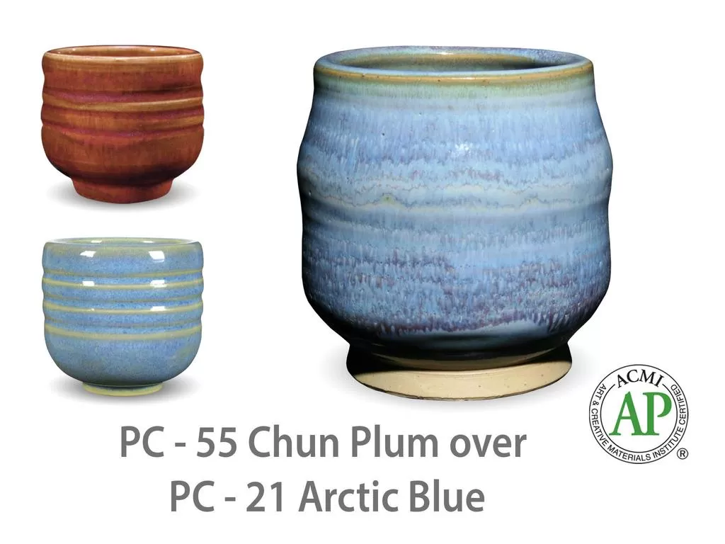 PC-55 Chun Plum высокотемпературная глазурь Amaco