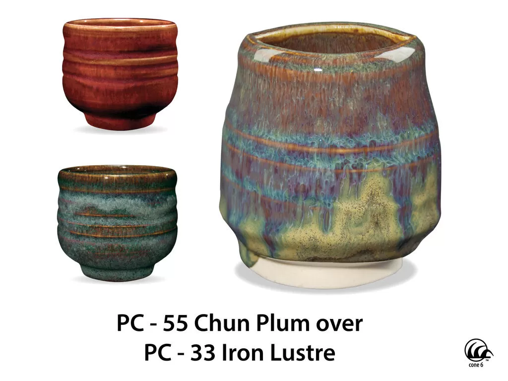 PC-55 Chun Plum высокотемпературная глазурь Amaco