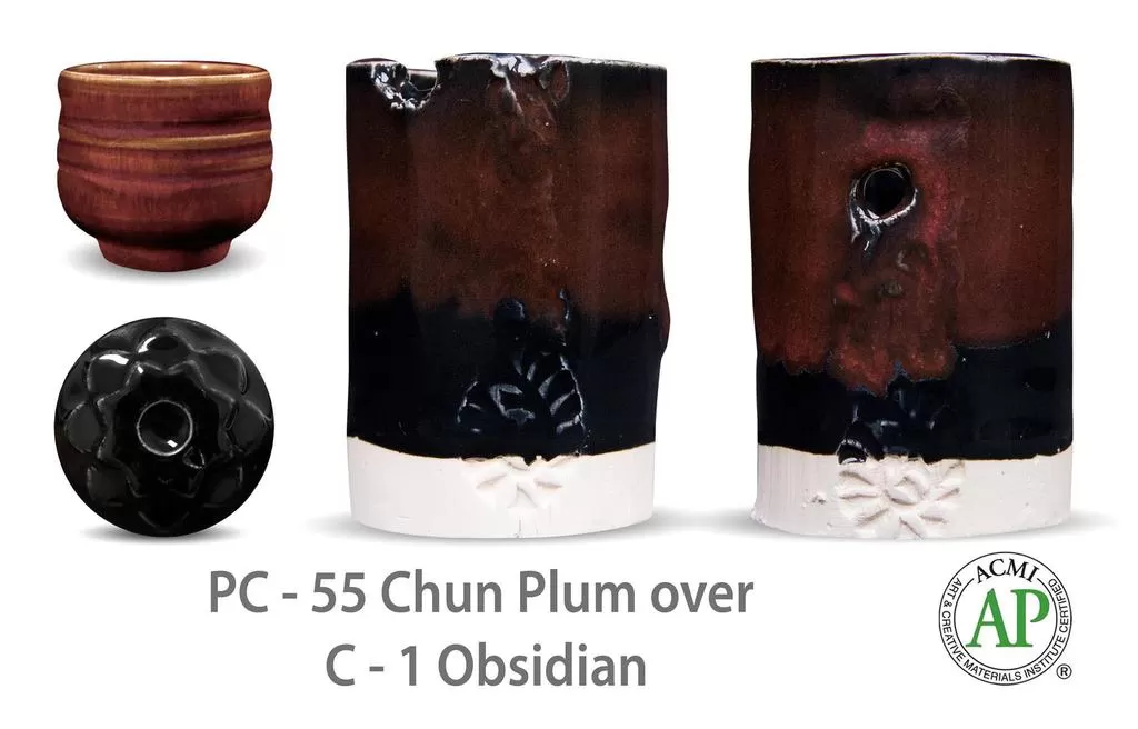 PC-55 Chun Plum высокотемпературная глазурь Amaco