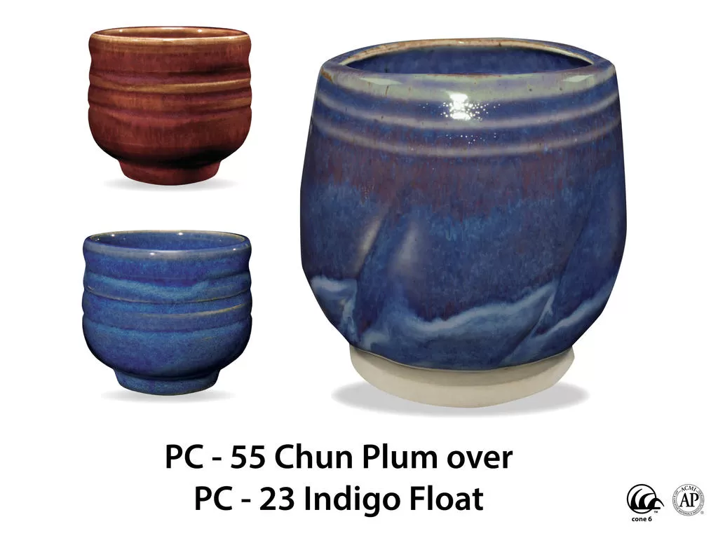 PC-55 Chun Plum высокотемпературная глазурь Amaco