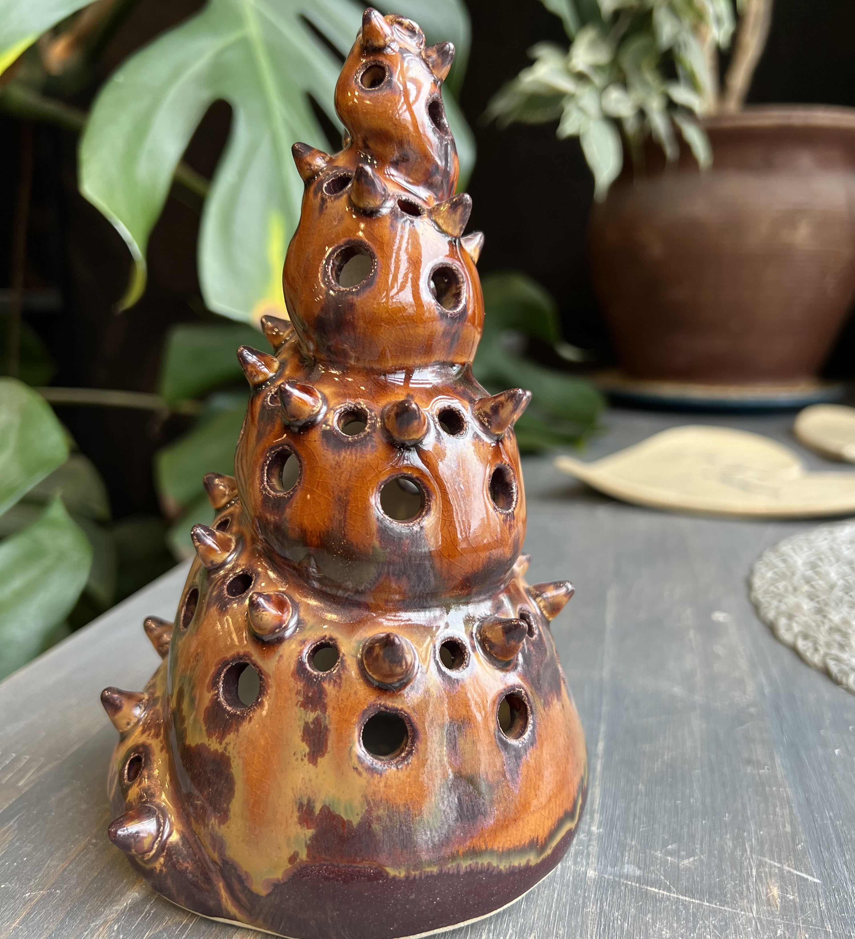 AV 1614 Желтый авантюрин глазурь Seramiksir